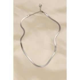 Clariss BKO5903 316L Çelik Silver Renk 45 cm İtalyan Zincir Model Kadın Kolye