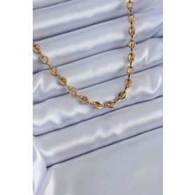 Clariss BKO7656 316L Çelik Gold Renk Zincir Model Kadın Kolye