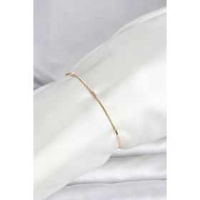 Clariss CM 14K Gold Renk Barlı Yılan Zincir Model Kadın Bileklik