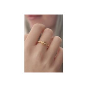 Clariss Gold Renk Halat Düğüm Model Kadın Yüzük