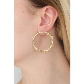 Clariss Gold Renk Halka Kadın Küpe