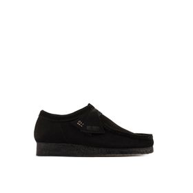 Clarks 26155522 Süet Siyah Kadın Düz Ayakkabı