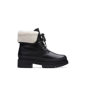 Clarks 26167879 Siyah Deri Kadın Bot