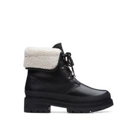 Clarks 26167879 Siyah Deri Kadın Bot