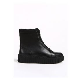 Clarks 26173870 Deri Siyah Kadın Bot