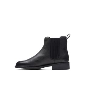 Clarks 26174767 Deri Siyah Kadın Bot