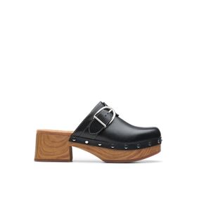 Clarks 26177370 Siyah Kadın Deri Terlik