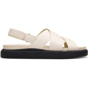 Clarks 26181257 Deri Beyaz Kadın Sandalet