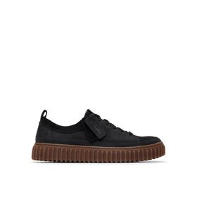 Clarks 5003313801 Nubuk Torhill Lace Siyah Erkek Günlük Ayakkabı