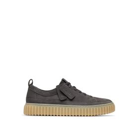 Clarks 5003313813 Torhill Lace Nubuk Koyu Gri Erkek Günlük Ayakkabı