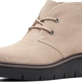 Clarks Airabell Ankle Chukka Açık Boz Kahverengi Süet Kadın Bot