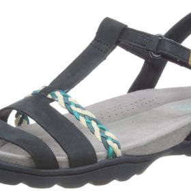 Clarks Amanda Tealite Lacivert Nubuk Kadın Sandalet
