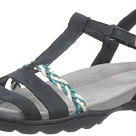 Clarks Amanda Tealite Lacivert Nubuk Kadın Sandalet