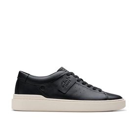 Clarks Craft Swift Siyah Deri Erkek Spor Ayakkabı