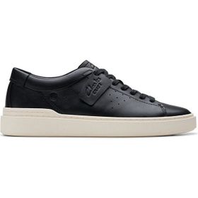 Clarks Craft Swift Siyah Deri Erkek Spor Ayakkabı