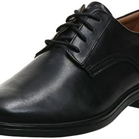 Clarks Un Aldric Lace Derbys Siyah Deri Klasik Erkek Ayakkabı