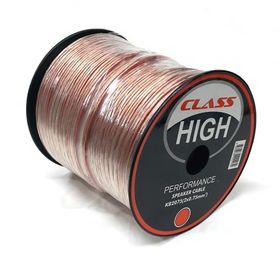 Class 2x0.75 mm 10 mt Şeffaf Hoparlör Kablosu