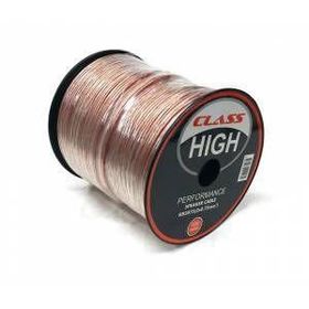 Class 2x0.75 mm 100 m Şeffaf Hoparlör Kablosu