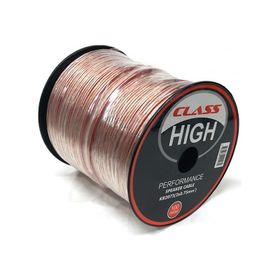 Class 2x0.75 mm 100 m Şeffaf Hoparlör Kablosu