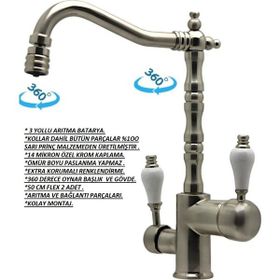 Class Armatür Antik Inox Arıtma Bataryası