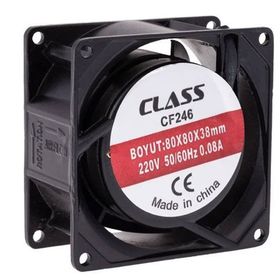 Class CF 246 80X80X38 AC 220V Aksiyel Fan