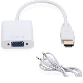 Class Ses Çıkışlı HDMI to VGA Kablo Çevirici