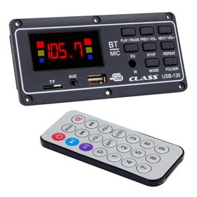 Class USB-130 Dijital Player Board Usb Sd Mıc Aux Bluetooth Kumandalı Ekranlı Çevirici