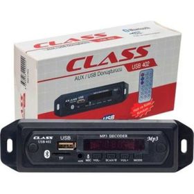 Class USB 402 Oto Araç Teyp AUX USB SD Çevirici