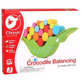 Classic World 3523 Krokodil Denge Geliştirme Oyunu