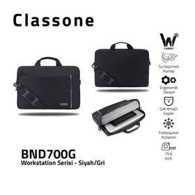 Classone BND700G Su Geçirmez Kumaş Laptop Çantası
