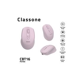Classone CBT16 Şarjlı Optik Kablosuz Mouse