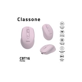 Classone CBT16 Şarjlı Optik Kablosuz Mouse