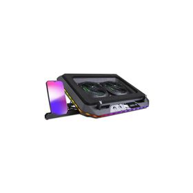 Classone Gaming 15.6 -17 İnç GT200 3000 RPM 10 RGB Işık Kontrolü Laptop Soğutucu Stand