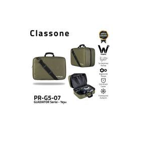Classone Gladiatör Yeşil G5 Serisi Oyun Konsolu Taşıma Çantası