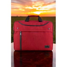 Classone Mila Ml-T205 Busines 15.6" Su Geçirmez Kumaş Fermuar Bordo Notebook El Çantası