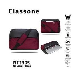 Classone NT1305 14" New Trend Kırmızı Notebook Çantası