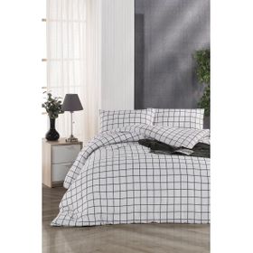 Classy Tabu Home Kareli Çift Kişilik Nevresim Takımı