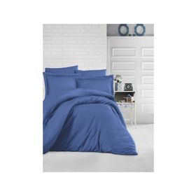 Clasy 8681727024863 Çizgili Saten Çift Kişilik Nevresim Takımı
