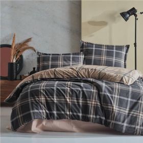Clasy Arbon V1 Antrasit Ranforce Tek Kişilik Nevresim Takımı