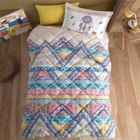 Clasy Boho Bej Tek Kişilik Uyku Seti