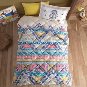 Clasy Boho Bej Tek Kişilik Uyku Seti