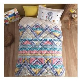 Clasy Boho Bej Tek Kişilik Uyku Seti