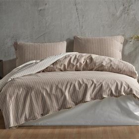 Clasy Butik Native Norma V1 Kahve Çift Kişilik Nevresim Takımı
