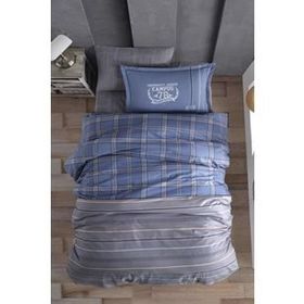 Clasy Campus V2 Mavi Genç Ranforce Tek Kişilik Nevresim Takımı