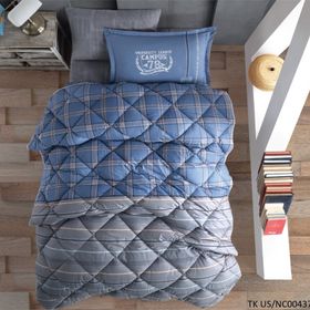 Clasy Campus V2 Ranforce Mavi Tek Kişilik Yorgan