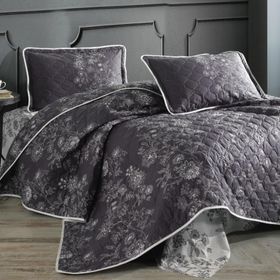 Clasy Çift Kişilik Nala v1 Antrasit Yatak Örtüsü