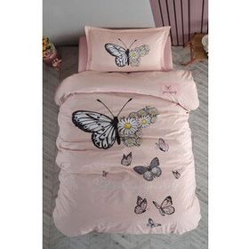 Clasy Daisy Love V2 Somon Tek Kişilik Nevresim Takımı