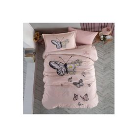 Clasy Daisy Love V2 Somon Tek Kişilik Nevresim Takımı
