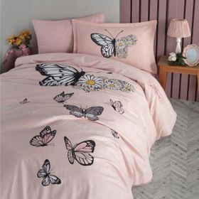 Clasy Daisy Love V2 Somon Tek Kişilik Nevresim Takımı