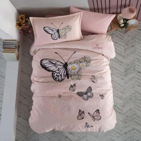 Clasy Daisy Love V2 Somon Tek Kişilik Nevresim Takımı